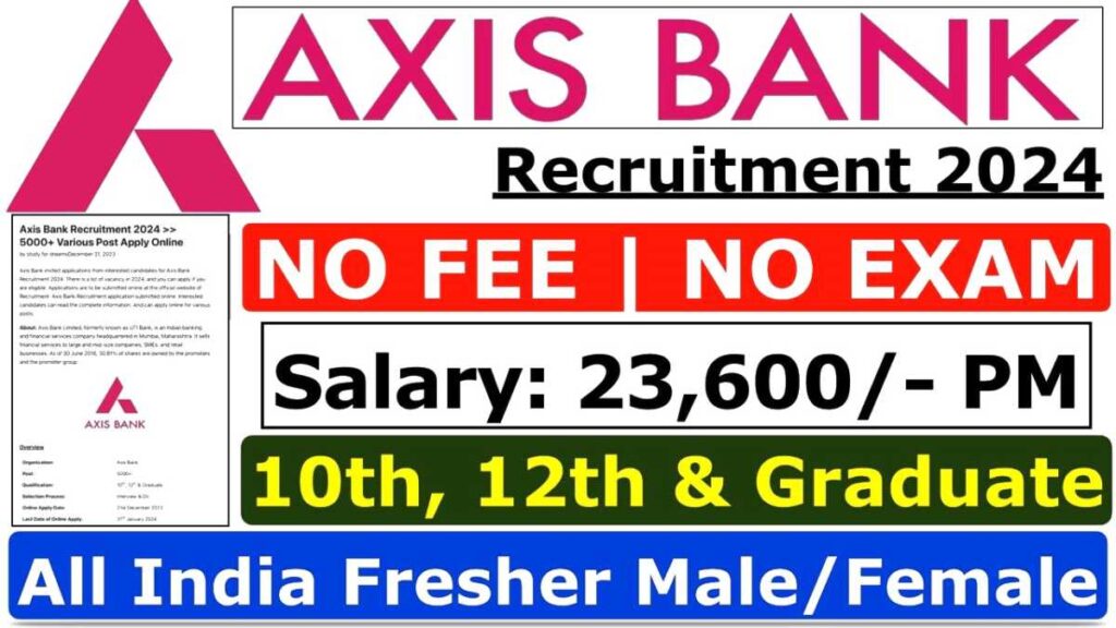 Axis Bank Job Online