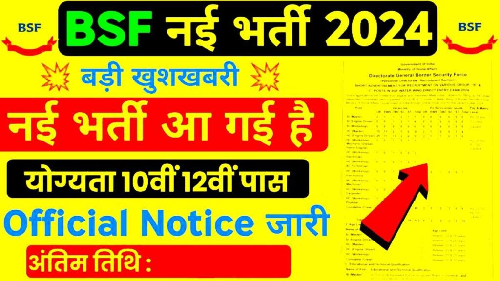 BSF All Govt Jobs Apply 